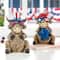 Glitzhome® Patriotic Americana Highland Cow Table Décor